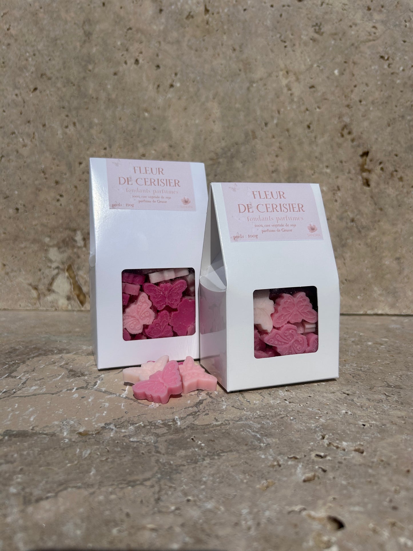 Fondants Papillons Rose